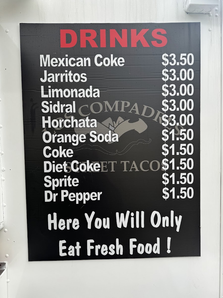 Los Compadres Street Tacos Menu - Image 4